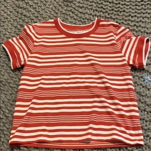 Me to We Striped Short Sleeve Shirt